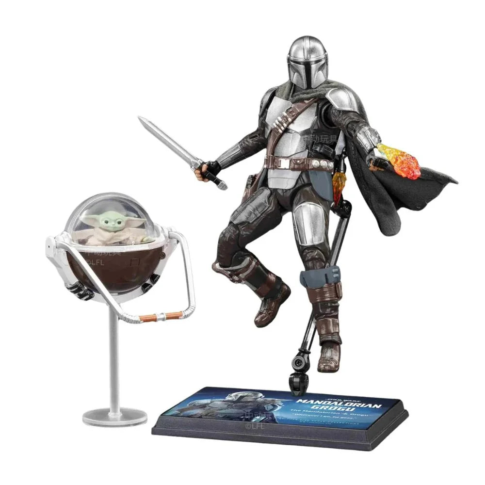 Star Wars The Mandalorian & Grogu Action Figure Set – Premium Collectible