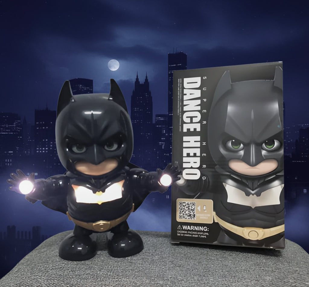 Dancing Batman with Flashing Lights & Music – Interactive Superhero Toy | AnimeLegacy