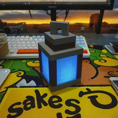 Minecraft Lantern Night Light – Decorative LED Bedroom & Gaming Lamp