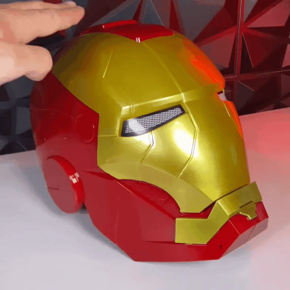 Iron Man Mark X Armor Helmet – Light & Sound Voice Touch Sensor Wearable Cosplay Helmet (Limited Edition)