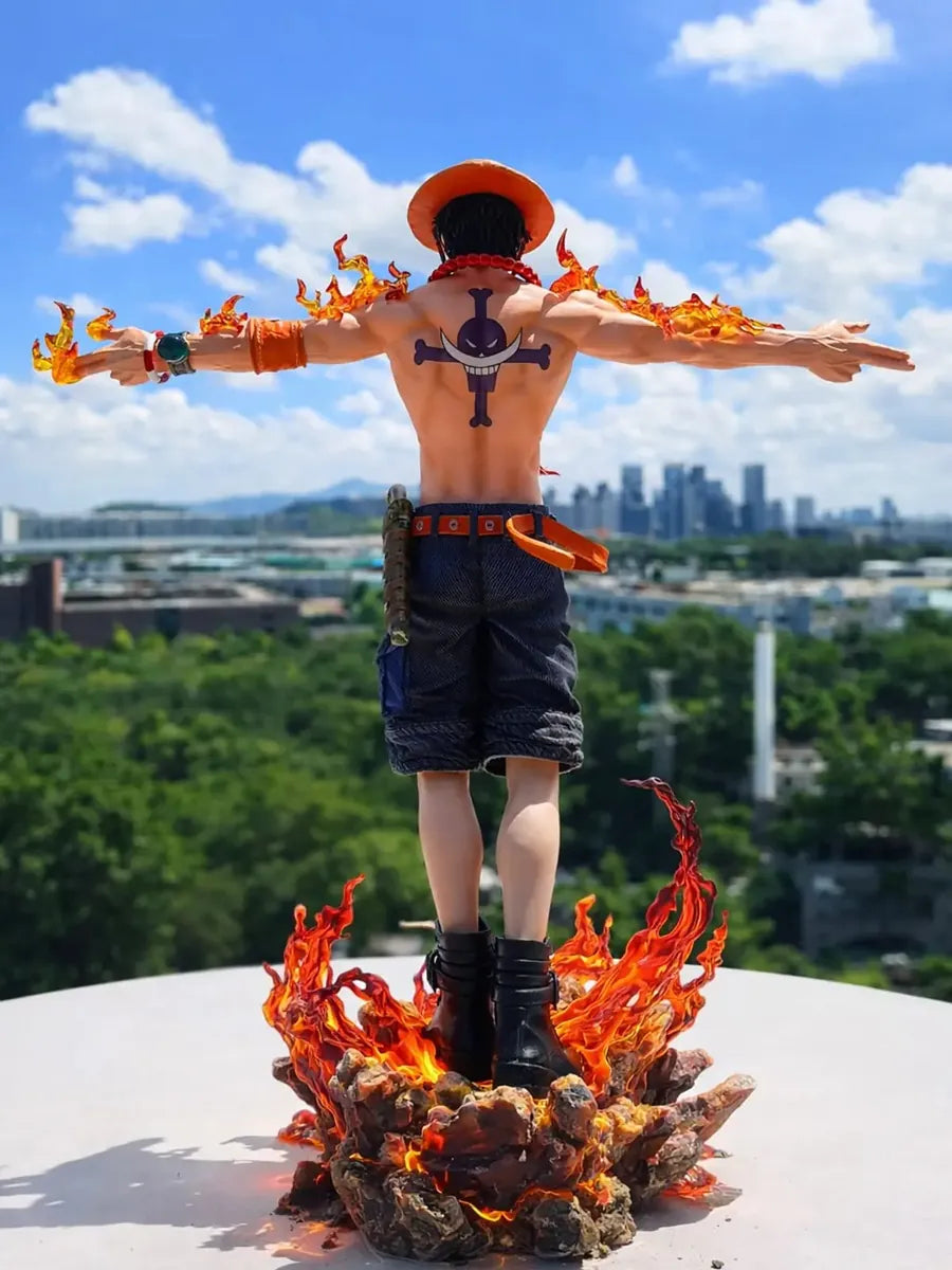 Portgas D. Ace Fire Fist LED Action Figure | One Piece Collector Edition ✨