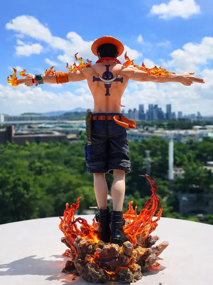 Portgas D. Ace Fire Fist LED Action Figure | One Piece Collector Edition ✨