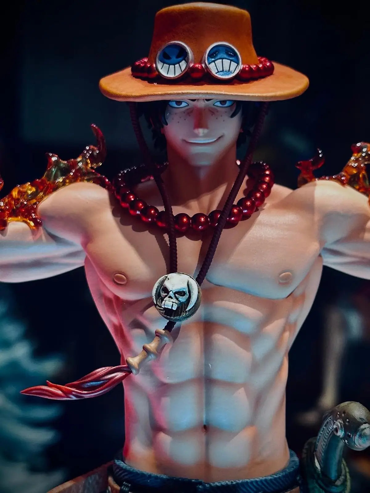 Portgas D. Ace Fire Fist LED Action Figure | One Piece Collector Edition ✨