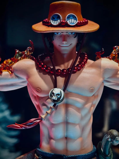 Portgas D. Ace Fire Fist LED Action Figure | One Piece Collector Edition ✨