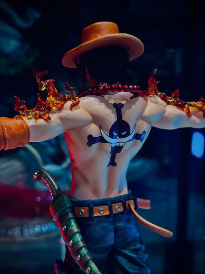 Portgas D. Ace Fire Fist LED Action Figure | One Piece Collector Edition ✨