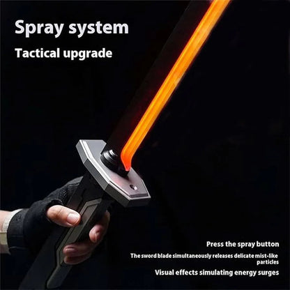 Katana Spark LED Lightsaber Sword – Light Blade with Real Spark & Smoke Effect