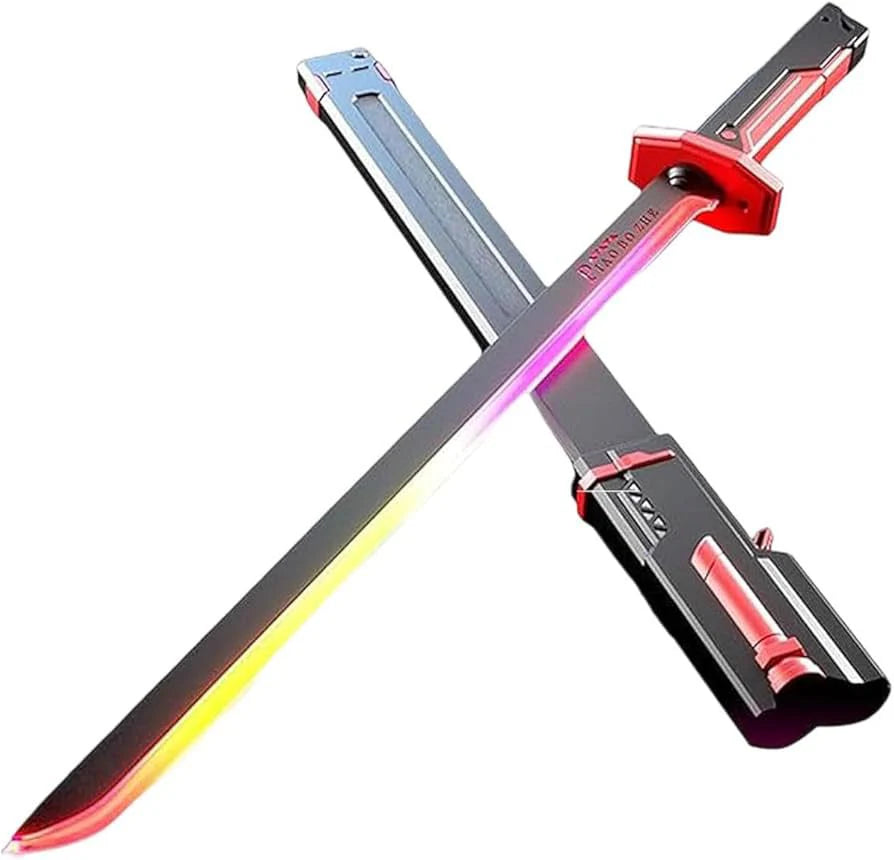 Katana Spark LED Lightsaber Sword – Light Blade with Real Spark & Smoke Effect