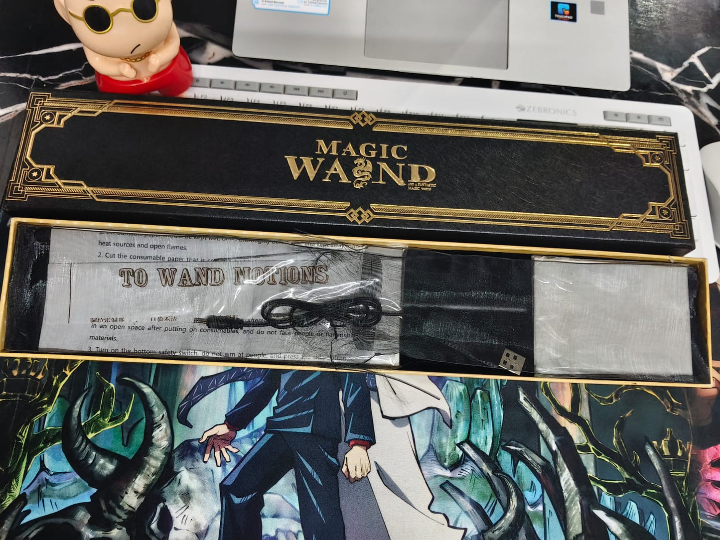 harry potter Fireball Effect Magic Wand – 42cm Wizard Cosplay Prop & Collector's Display