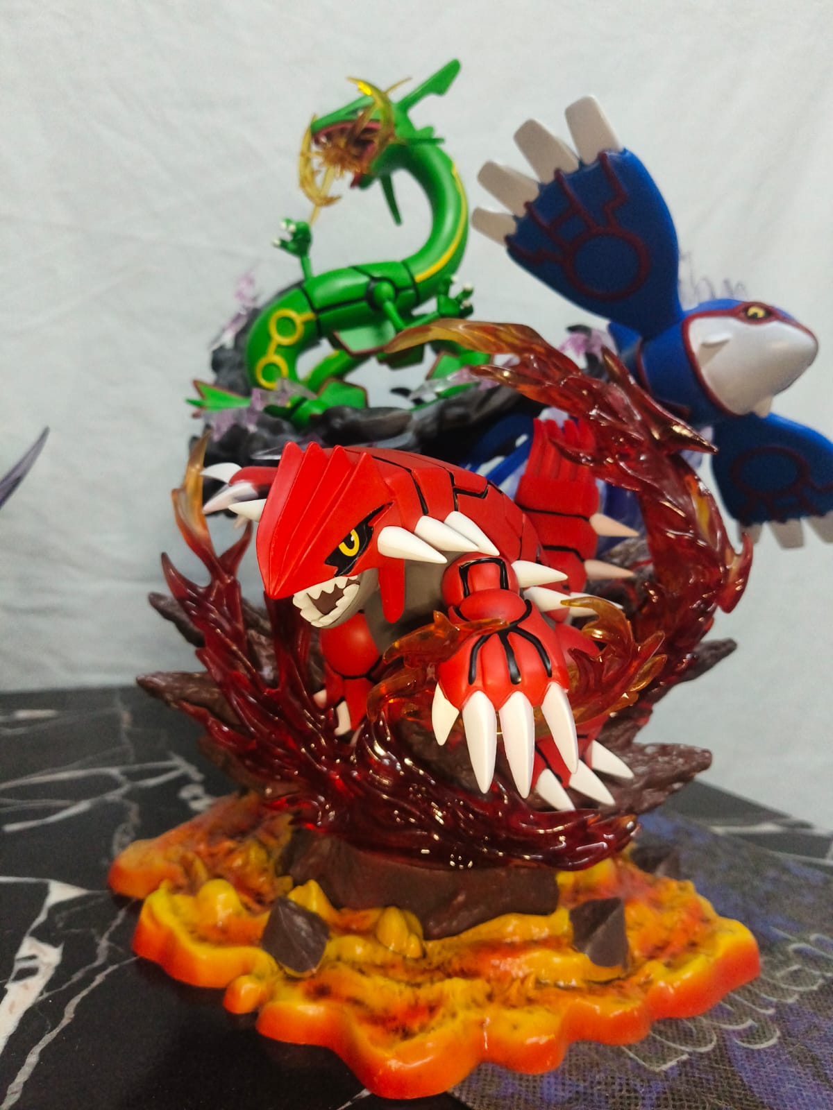 Pokémon Groudon, Kyogre & Rayquaza Figure Set – 35cm Premium PVC Collectible Anime Statue