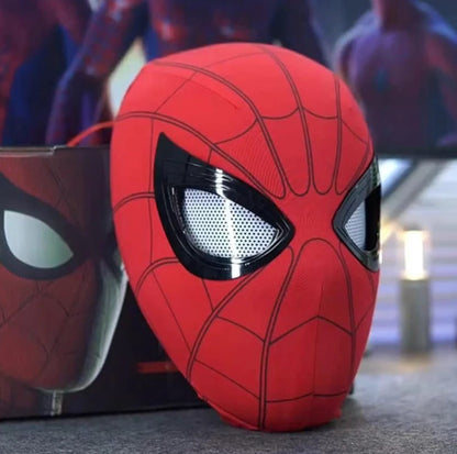 Premium Web Hero spider man Mask with Animated Eyes & Moving Jaw | Cosplay Collector Edition