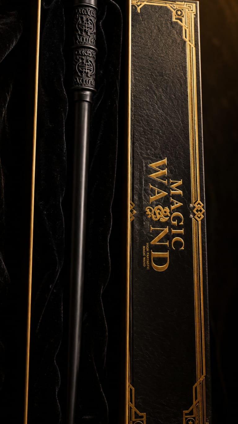 harry potter Fireball Effect Magic Wand – 42cm Wizard Cosplay Prop & Collector's Display