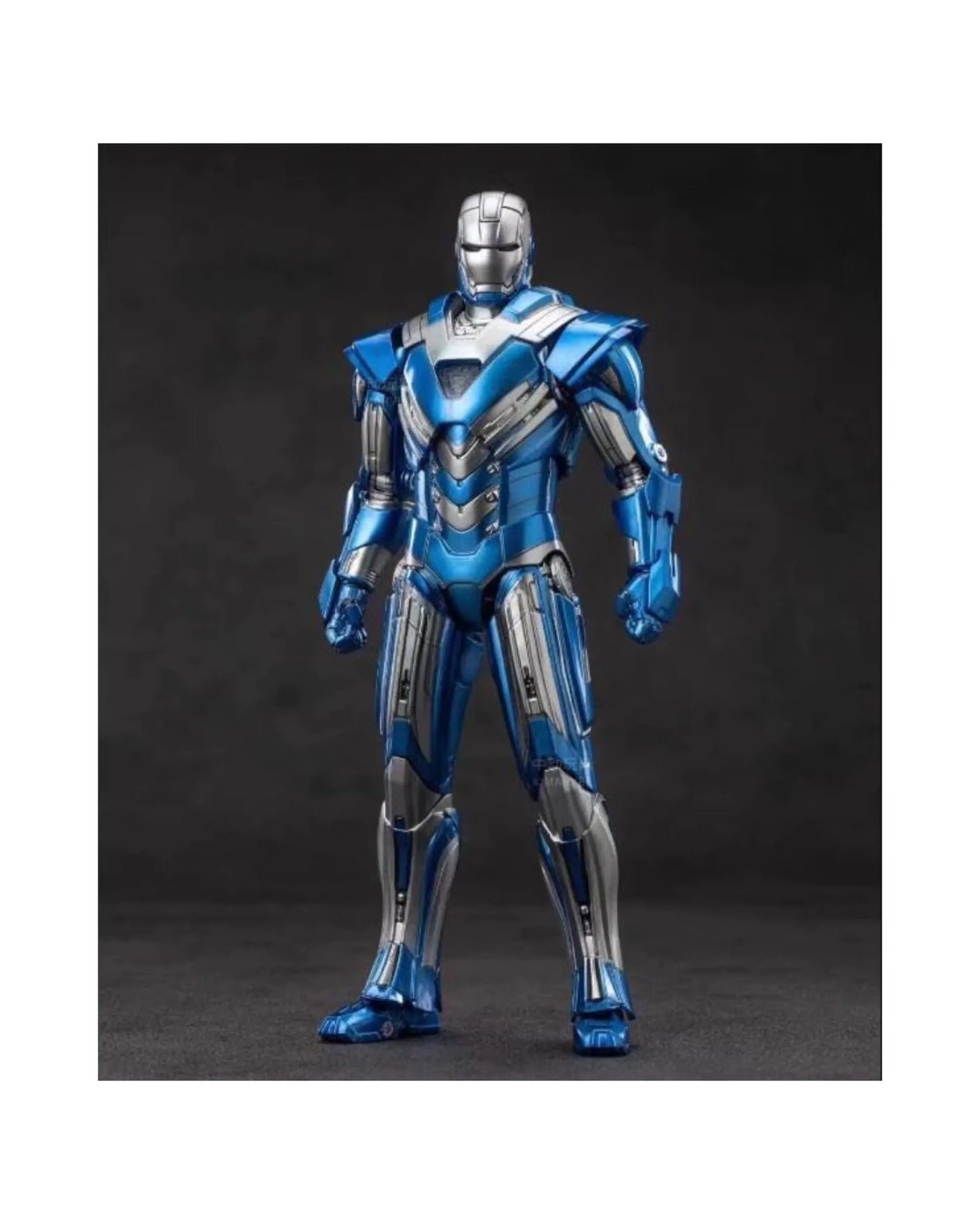 Iron Man MK30 Blue Steel Action Figure – Premium Limited Collector Edition | AnimeLegacy