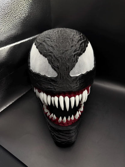 Articulated Venom Mask – 3D Printed Wearable Collectible Helmet (Limited Edition)