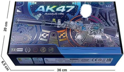 AK-47 Electric Gel Blaster Toy Gun – Rechargeable Water Bead Outdoor Blaster