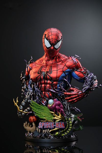 Spider-Man vs Venom Symbiote Premium Resin Bust Statue | 40CM Limited Edition Collectible