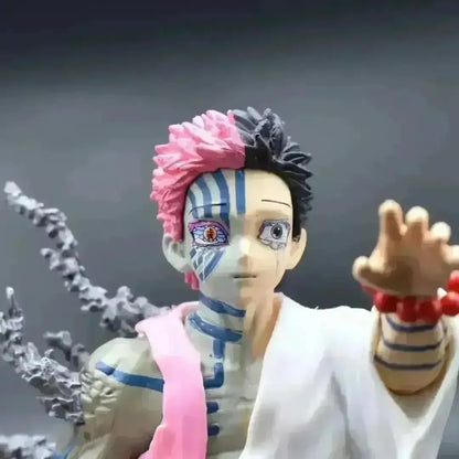 Demon Slayer Akaza Action Figure – 17cm Premium PVC Upper Rank Three Collectible Statue | Kimetsu no Yaiba Anime Display Figure
