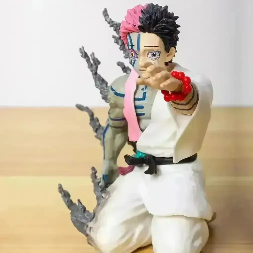 Demon Slayer Akaza Action Figure – 17cm Premium PVC Upper Rank Three Collectible Statue | Kimetsu no Yaiba Anime Display Figure