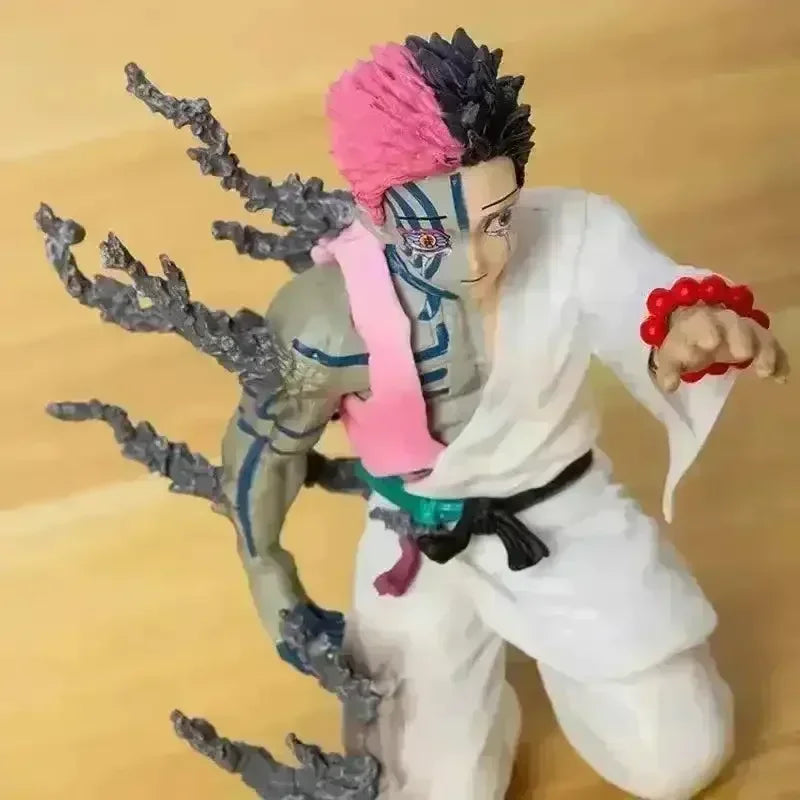 Demon Slayer Akaza Action Figure – 17cm Premium PVC Upper Rank Three Collectible Statue | Kimetsu no Yaiba Anime Display Figure