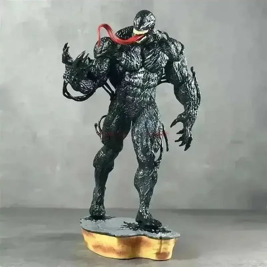 Venom Action Figurine – 30cm Premium PVC Collectible Statue | Marvel Symbiote Display Figure for Desk, Shelf & Home Decor