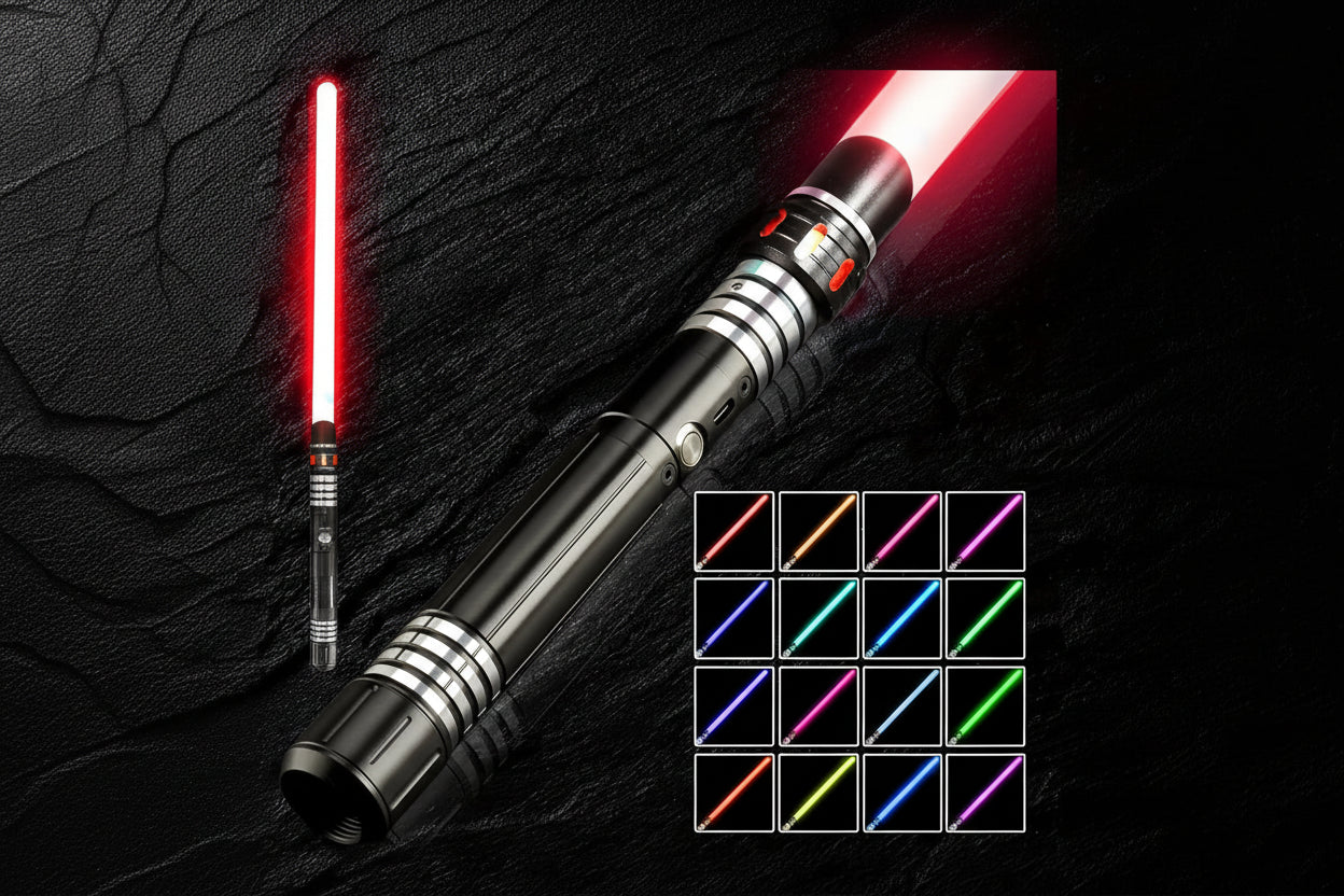 Star Wars RGB Lightsaber – Metal Hilt with 16 Colors & Motion Sound Effects