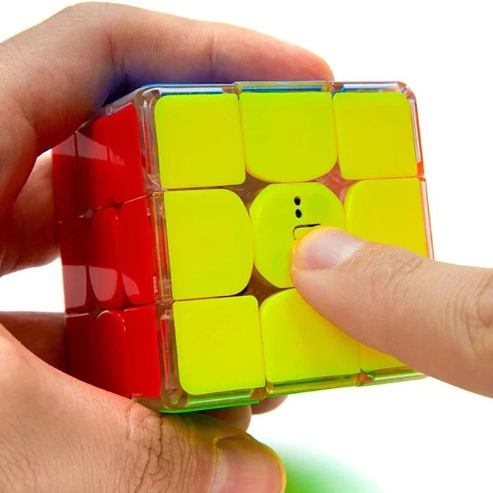 ShengShou Lustrous Light-Up 3×3 Magnetic Speed Cube – LED Glow Magic Puzzle Cube for Kids & Adults
