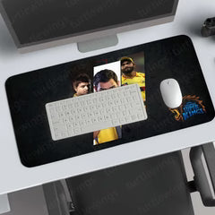 M.S. Dhoni Desk Mat – Premium Cricket Mouse Pad for Office & Gaming | Smooth Surface, Non-Slip Base & Premium Print