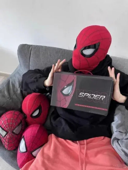 Premium Web Hero spider man Mask with Animated Eyes & Moving Jaw | Cosplay Collector Edition