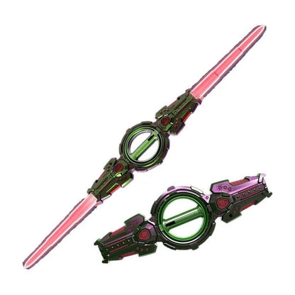 Double Edge Fire Spin Lightsaber Katana – Limited Edition Collectible Saber