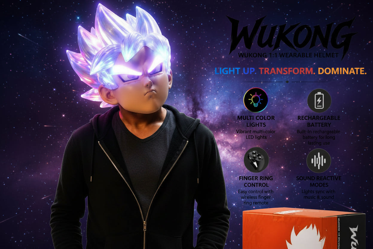 Dragon Ball Z Glowing Mask with Light Effects – Premium Collector Edition by Tibs Studio (Limited Edition)