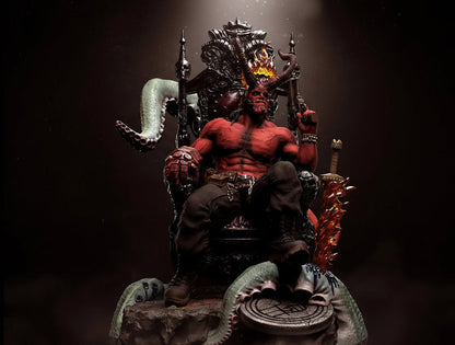 Hellboy Throne Ascendant Resin Statue 1/6 Scale – Premium Collector Edition by Tibs 3D Studio