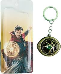 Shopster Doctor Strange Metal Revolving Keychain Set – Pack of 5 Premium Spinner Key Rings for Bags, Bikes & Car Keys