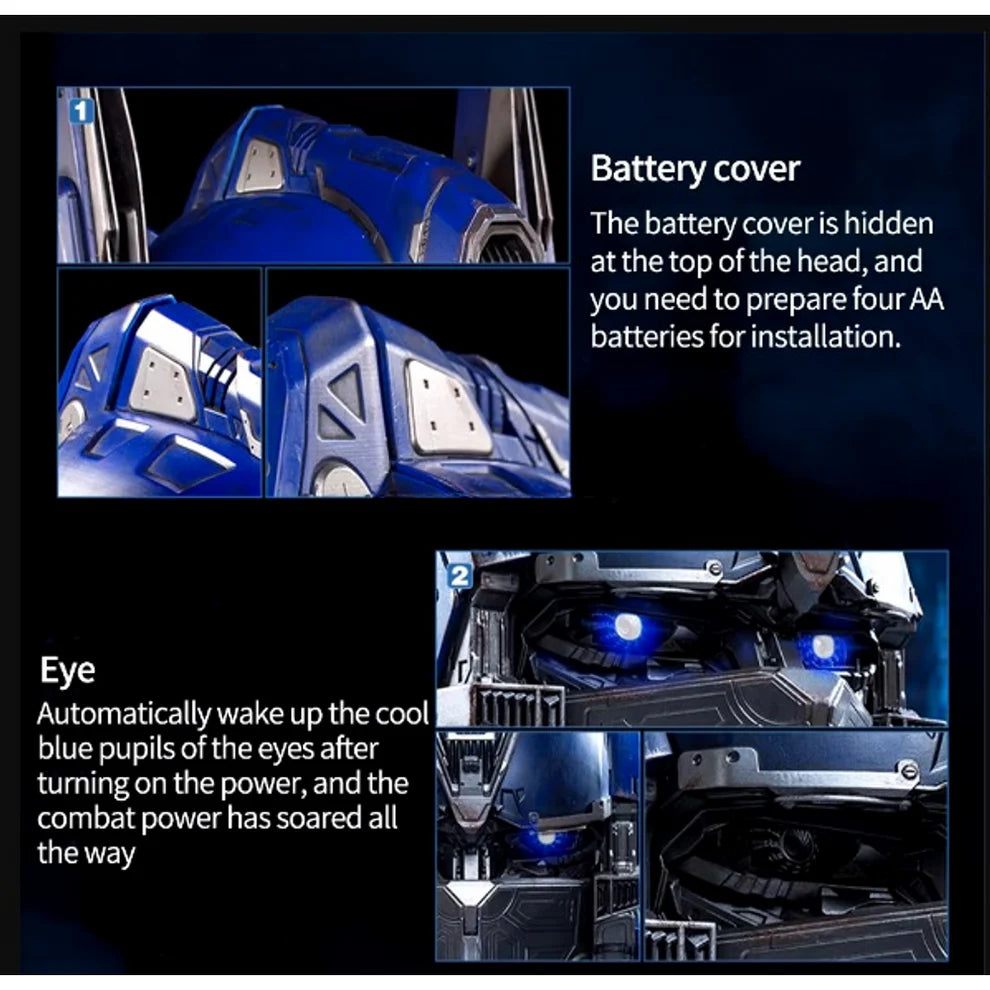 Transformers Optimus Prime Helmet – Voice-Controlled Wearable Helmet with Lights & Sounds (Limited Edition)
