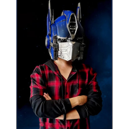 Transformers Optimus Prime Helmet – Voice-Controlled Wearable Helmet with Lights & Sounds (Limited Edition)