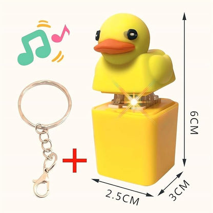 Duck Sound LED Keychain – Cute Animal Key Chain with Light & Funny Sound Stress Relief Toy