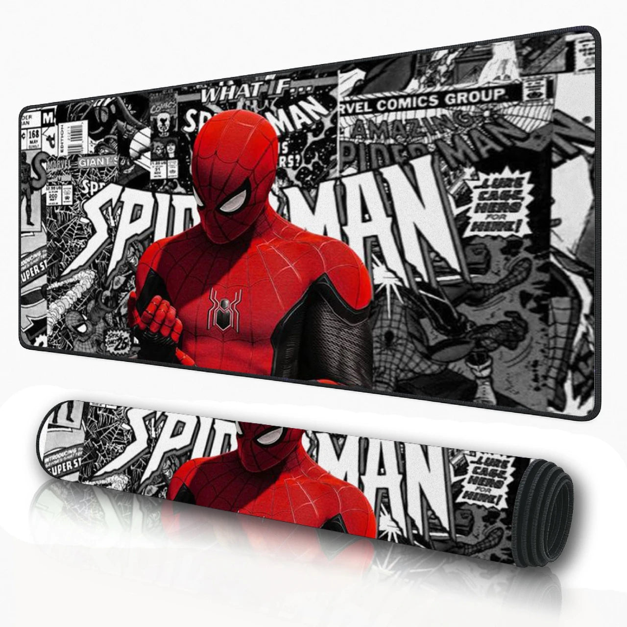 Gaming Spider-Man Mouse Pad with Non-Slip Rubber Base –  Premium Desk Mat for Gaming, Office & Study