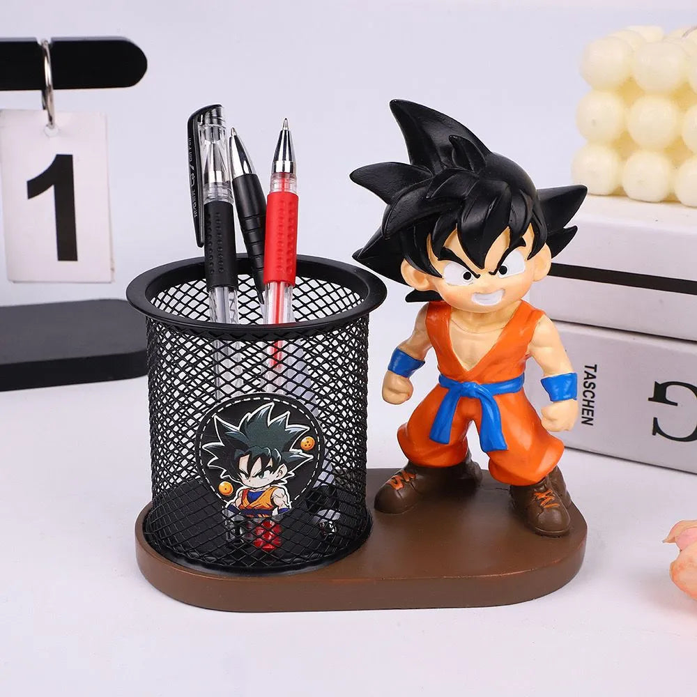 Goku Angry Character Pen Stand – Premium Quality Desk Organizer with Gift Box