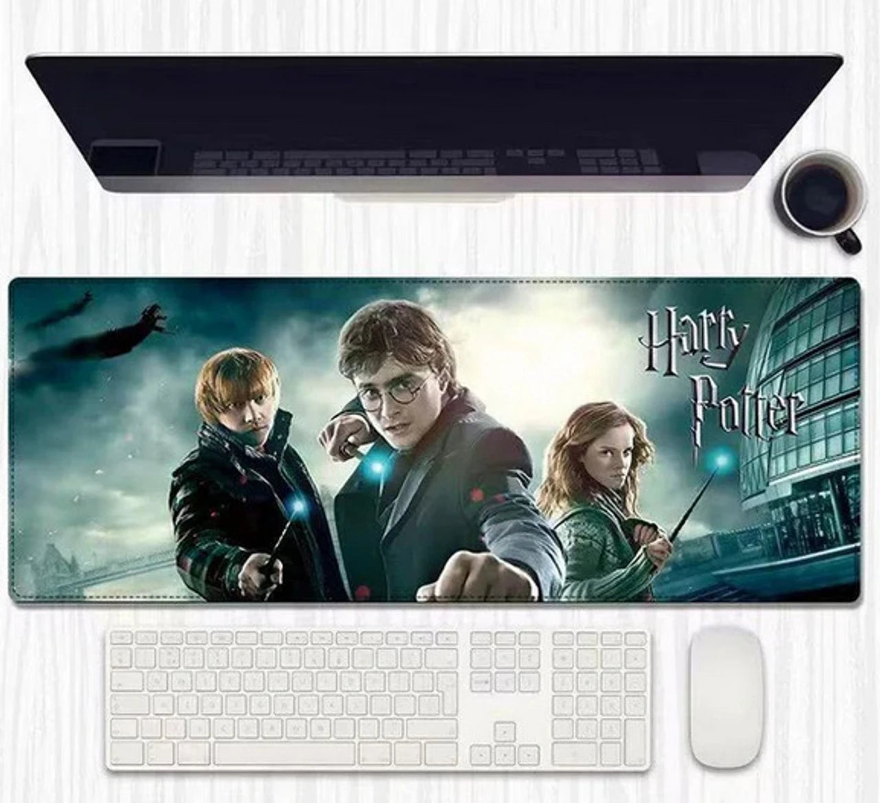 Stive Strong Harry Potter Gaming Mouse Pad – 80 × 30cm Extended Desk Mat | Non-Slip Base Premium Mousepad for Gaming & Office