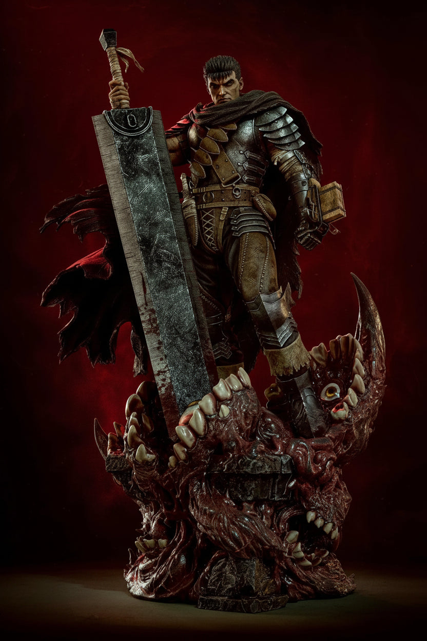 Guts Berserk 1/6 Scale Resin Statue – Dark Fantasy Collector Edition
