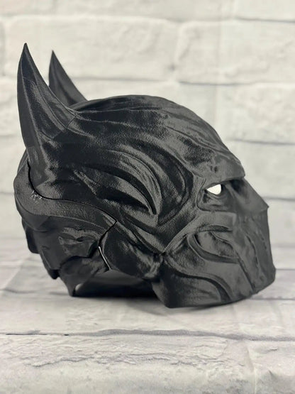 Black Bat Knight Mask – Full Headpiece Wearable Cosplay Collector Edition (Limited Edition)