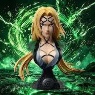 MSVFashions Naruto Tsunade Bust Statue – Premium Anime Collectible Display Figurine