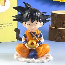 Dragon Ball Sitting Goku Action Figure – Premium PVC Anime Collectible Statue for Desk & Shelf Display