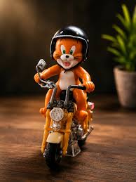 Jerry on Scooter Figure – 13cm Premium Tom & Jerry Collectible Statue (With Box)