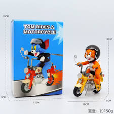 Jerry on Scooter Figure – 13cm Premium Tom & Jerry Collectible Statue (With Box)