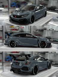 Honda Civic Type R FK8 Varis Widebody – 1:18 Premium Diecast Model Car