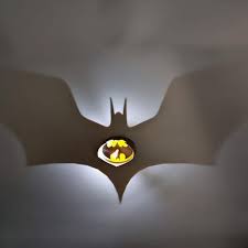 Batman Logo Shadow LED Wall Lamp – Limited Edition DC-Inspired Night Light