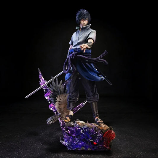 Sasuke Uchiha Rinnegan Battle Edition Figure – Premium Naruto Shippuden Collectible Statue