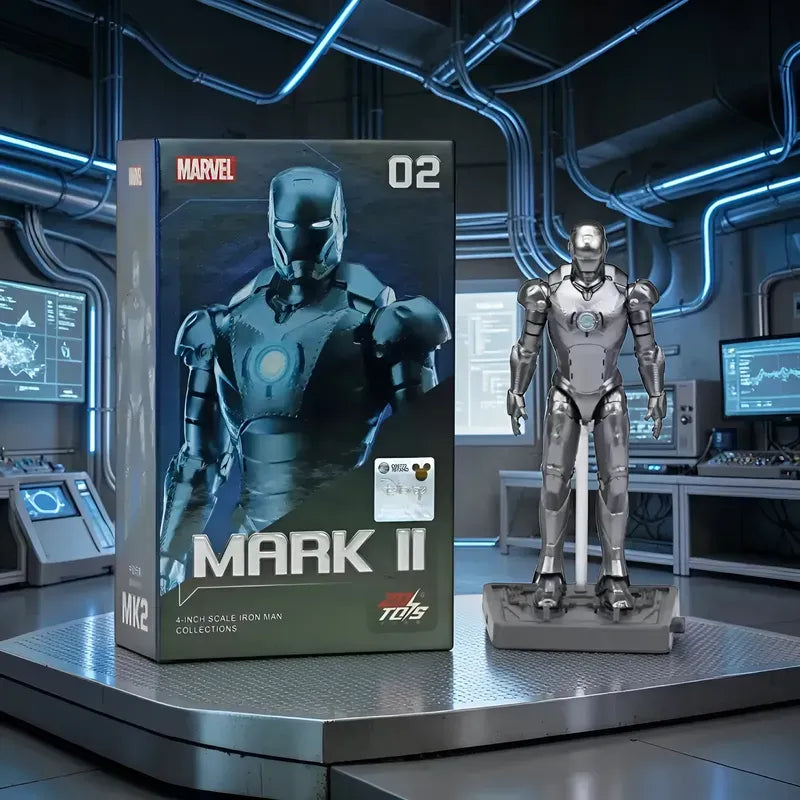 Iron Man Mark 2 Action Figure with Display Base | Marvel Premium Collector Edition ✨