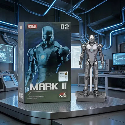 Iron Man Mark 2 Action Figure with Display Base | Marvel Premium Collector Edition ✨
