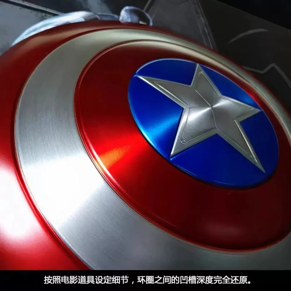 Captain America 1:1 Metal Vibranium Shield – Full-Scale Marvel Collectible Replica