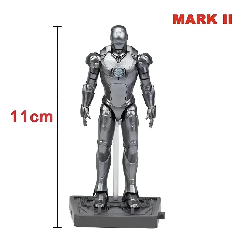 Iron Man Mark 2 Action Figure with Display Base | Marvel Premium Collector Edition ✨
